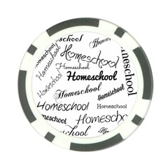 Homeschool Poker Chip Card Guard by athenastemple