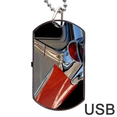 Classic Car Design Vintage Restored Dog Tag Usb Flash (two Sides) by Nexatart