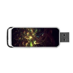 Fractal Flame Light Energy Portable Usb Flash (two Sides) by Nexatart