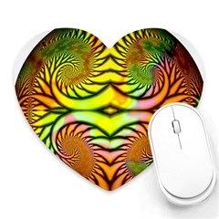 Fractals Ball About Abstract Heart Mousepads by Nexatart