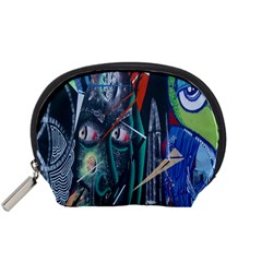 Graffiti Art Urban Design Paint Accessory Pouches (small)  by Nexatart