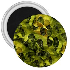 Olive Seamless Camouflage Pattern 3  Magnets by Nexatart