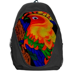 Parakeet Colorful Bird Animal Backpack Bag by Nexatart