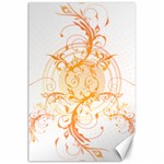 Orange Swirls Canvas 24  x 36  23.35 x34.74  Canvas - 1