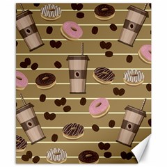 Coffee And Donuts  Canvas 8  X 10  by Valentinaart