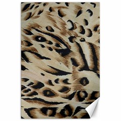 Tiger Animal Fabric Patterns Canvas 20  X 30   by Nexatart