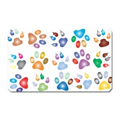 Colorful Prismatic Rainbow Animal Magnet (rectangular) by Amaryn4rt