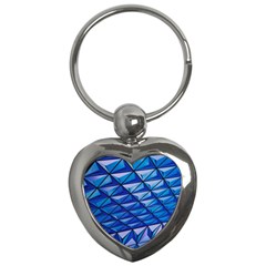 Lines Geometry Architecture Texture Key Chains (heart)  by Amaryn4rt