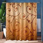 Texture Material Textile Gold Shower Curtain 60  x 72  (Medium)  60 x72  Curtain