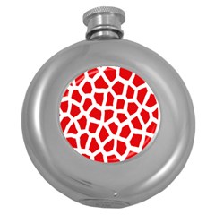 Animal Animalistic Pattern Round Hip Flask (5 Oz) by Amaryn4rt