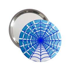 Cobweb Network Points Lines 2 25  Handbag Mirrors by Amaryn4rt