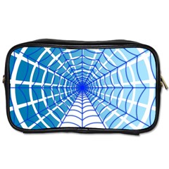 Cobweb Network Points Lines Toiletries Bags by Amaryn4rt