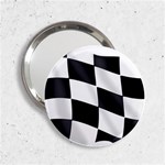 Flag Chess Corse Race Auto Road 2.25  Handbag Mirrors Front