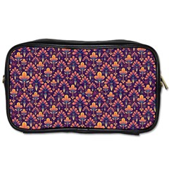 Abstract Background Floral Pattern Toiletries Bags by Amaryn4rt