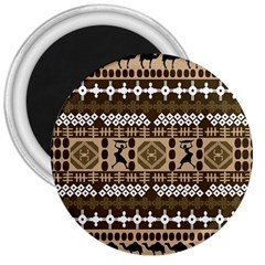 African Vector Patterns 3  Magnets by Amaryn4rt