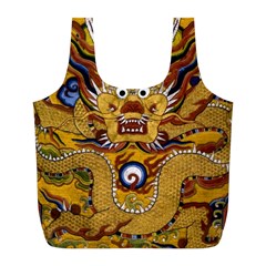 Chinese Dragon Pattern Full Print Recycle Bags (l)  by Amaryn4rt
