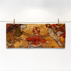 Gold Jesus Cosmetic Storage Cases by boho