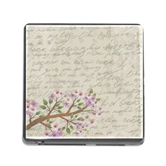 Cherry Blossom Memory Card Reader (square) by Valentinaart