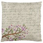 Cherry blossom Large Cushion Case (Two Sides) Back