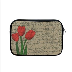 Vintage Tulips Apple Macbook Pro 15  Zipper Case by Valentinaart