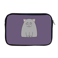 Cat Minimalism Art Vector Apple Macbook Pro 17  Zipper Case by Simbadda