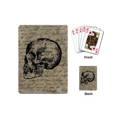 Skull Playing Cards (mini)  by Valentinaart