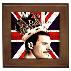 Freddie Mercury Framed Tiles by Valentinaart