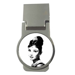 Audrey Hepburn Money Clips (round)  by Valentinaart