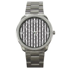 Pattern  Sport Metal Watch by Simbadda