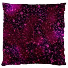 Retro Flower Pattern Design Batik Large Flano Cushion Case (one Side) by Simbadda