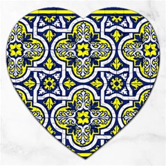 Tiles Panel Decorative Decoration Jigsaw Puzzle (heart) by Simbadda