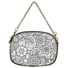 These Flowers Need Colour! Chain Purses (one Side)  by Simbadda