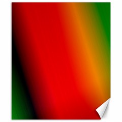 Multi Color Pattern Background Canvas 8  X 10  by Simbadda