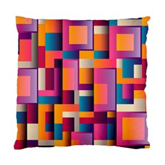 Abstract Background Geometry Blocks Standard Cushion Case (one Side) by Simbadda