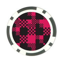 Cube Square Block Shape Creative Poker Chip Card Guard by Simbadda