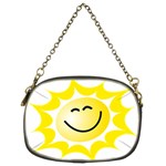 The Sun A Smile The Rays Yellow Chain Purses (Two Sides)  Front