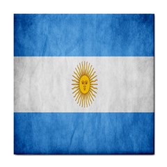 Argentina Texture Background Tile Coasters by Simbadda