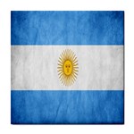 Argentina Texture Background Tile Coasters Front