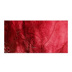 Red Background Texture Satin Wrap by Simbadda