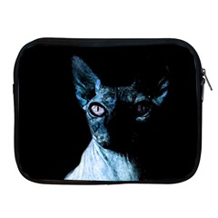 Blue Sphynx Cat Apple Ipad 2/3/4 Zipper Cases by Valentinaart