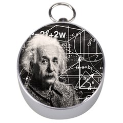 Albert Einstein Silver Compasses by Valentinaart