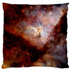 Carina Nebula Large Flano Cushion Case (two Sides) by SpaceShop