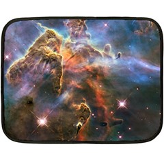 Pillar And Jets Double Sided Fleece Blanket (mini)  by SpaceShop