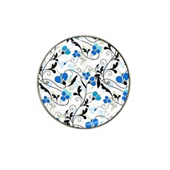 Floral Pattern Hat Clip Ball Marker (4 Pack) by Valentinaart