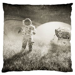 Astronaut Space Travel Space Large Cushion Case (one Side) by Simbadda