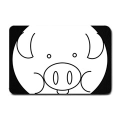 Pig Logo Small Doormat  by Simbadda