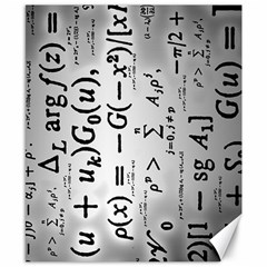 Science Formulas Canvas 8  X 10  by Simbadda