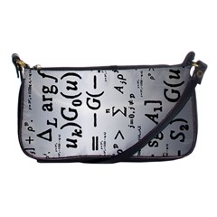 Science Formulas Shoulder Clutch Bags by Simbadda