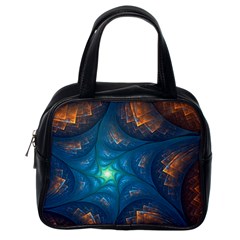 Fractal Star Classic Handbags (one Side) by Simbadda