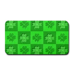 Fabric Shamrocks Clovers Medium Bar Mats by Simbadda